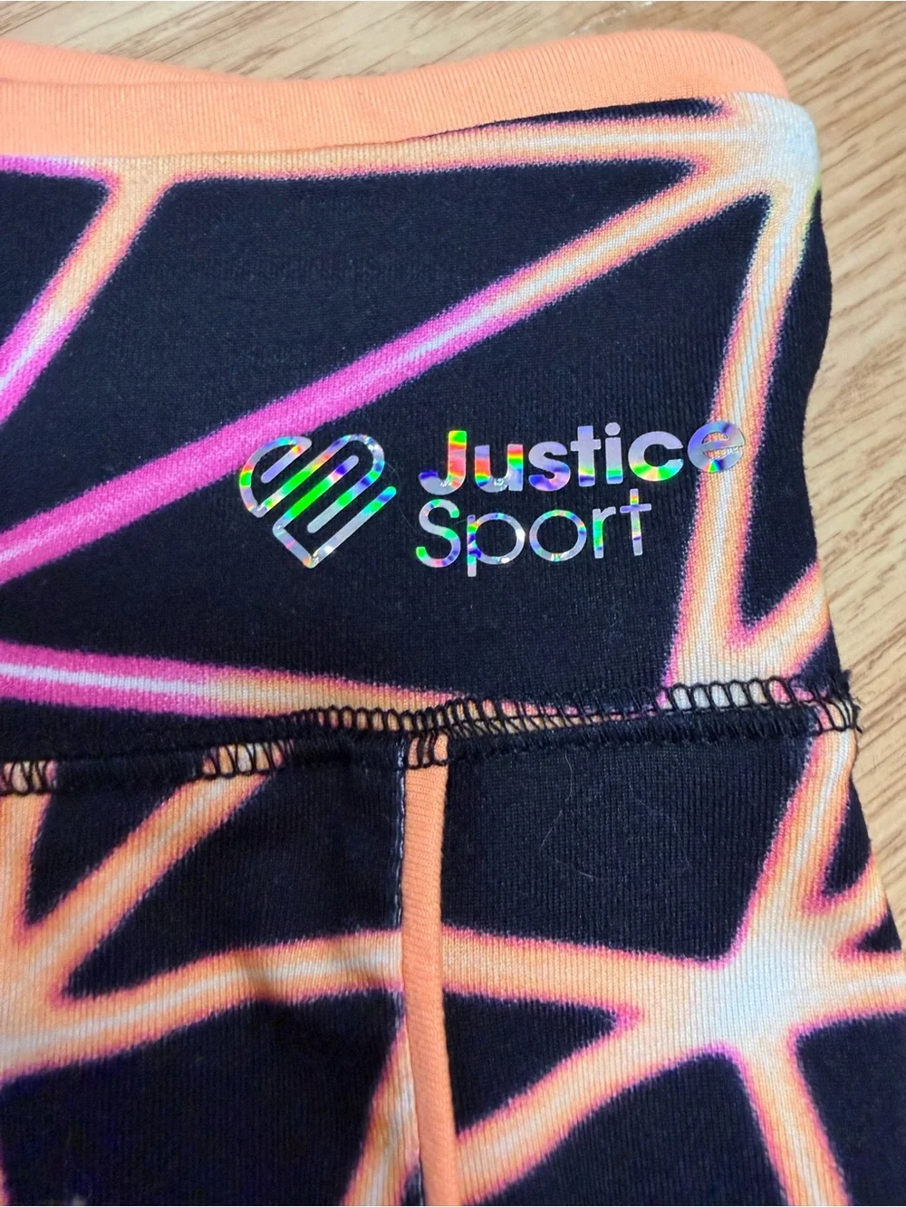Justice green graphics line